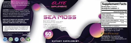 Elite Supplements Sea Moss