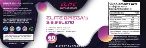 Elite Omega Blend Gummies