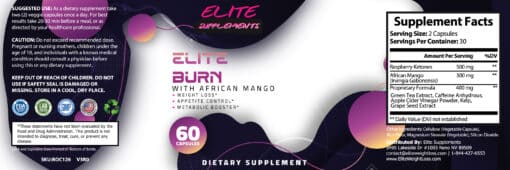 Elite BURN Weight Loss Supplement